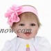 Reborn Baby Doll，Asewin 22'' Handmade Lifelike Baby Girl Doll Silicone Vinyl Reborn Newborn Dolls Toddler Gifts   